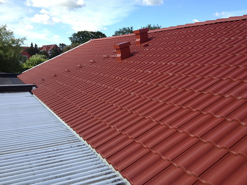 Lägga Tegeltak, Shingel & Betongpannor