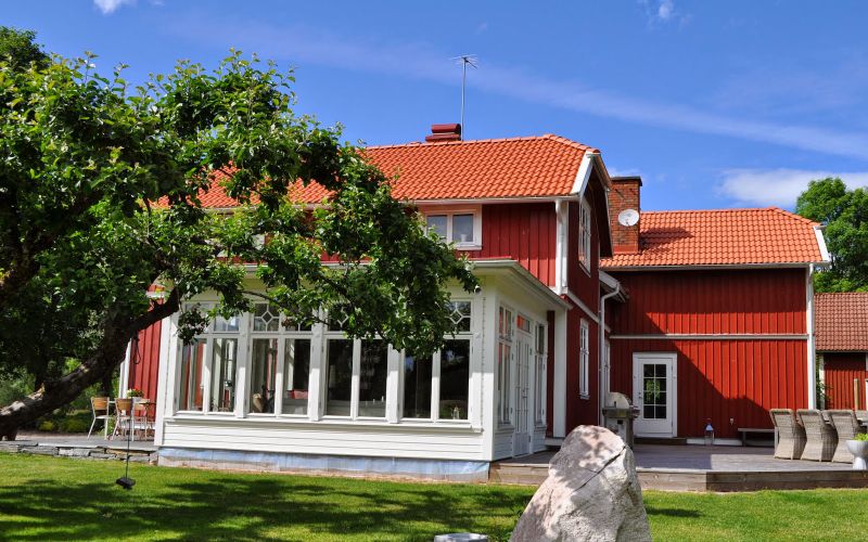 Renovera skorsten pga läckage villatak, Liljeholmen, Aspudden