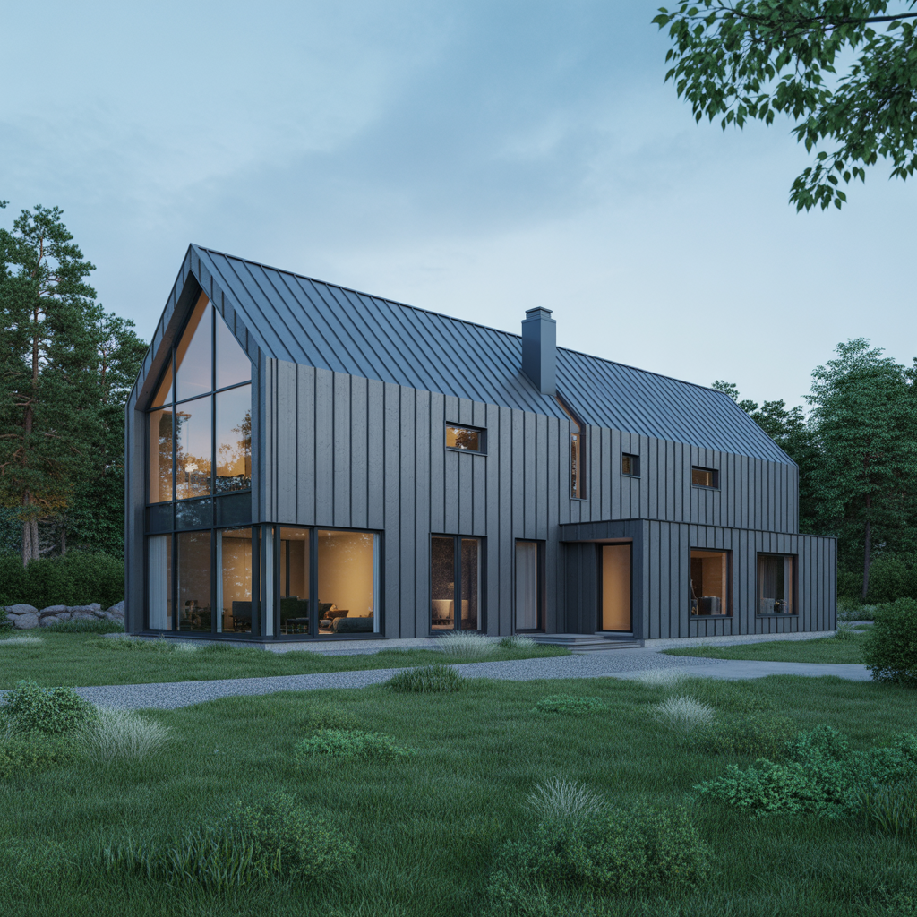 4.Husdesignider med moderna platfasader