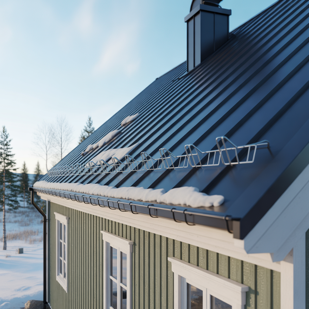 6.Installation av snostopp pa plattak guide och tips