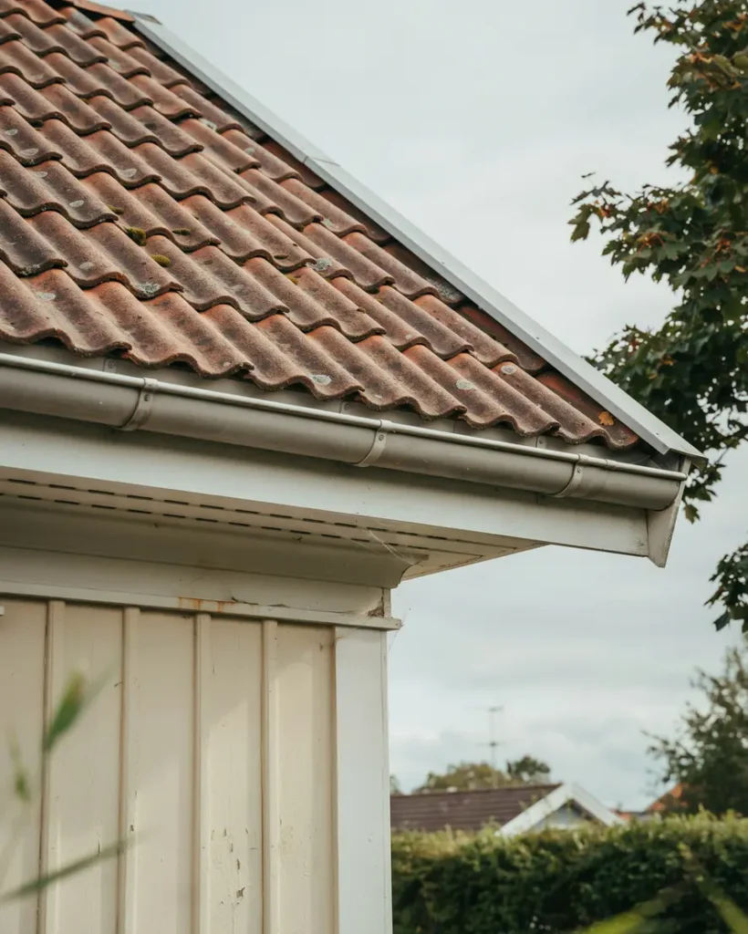 takfot i pl t r tt avslut som skyddar fasad undertak och ventilation ret om